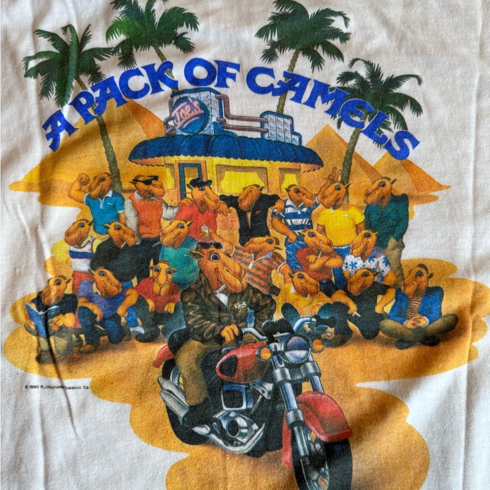 Vintage 1990 A Pack of Camels Graphic Tee